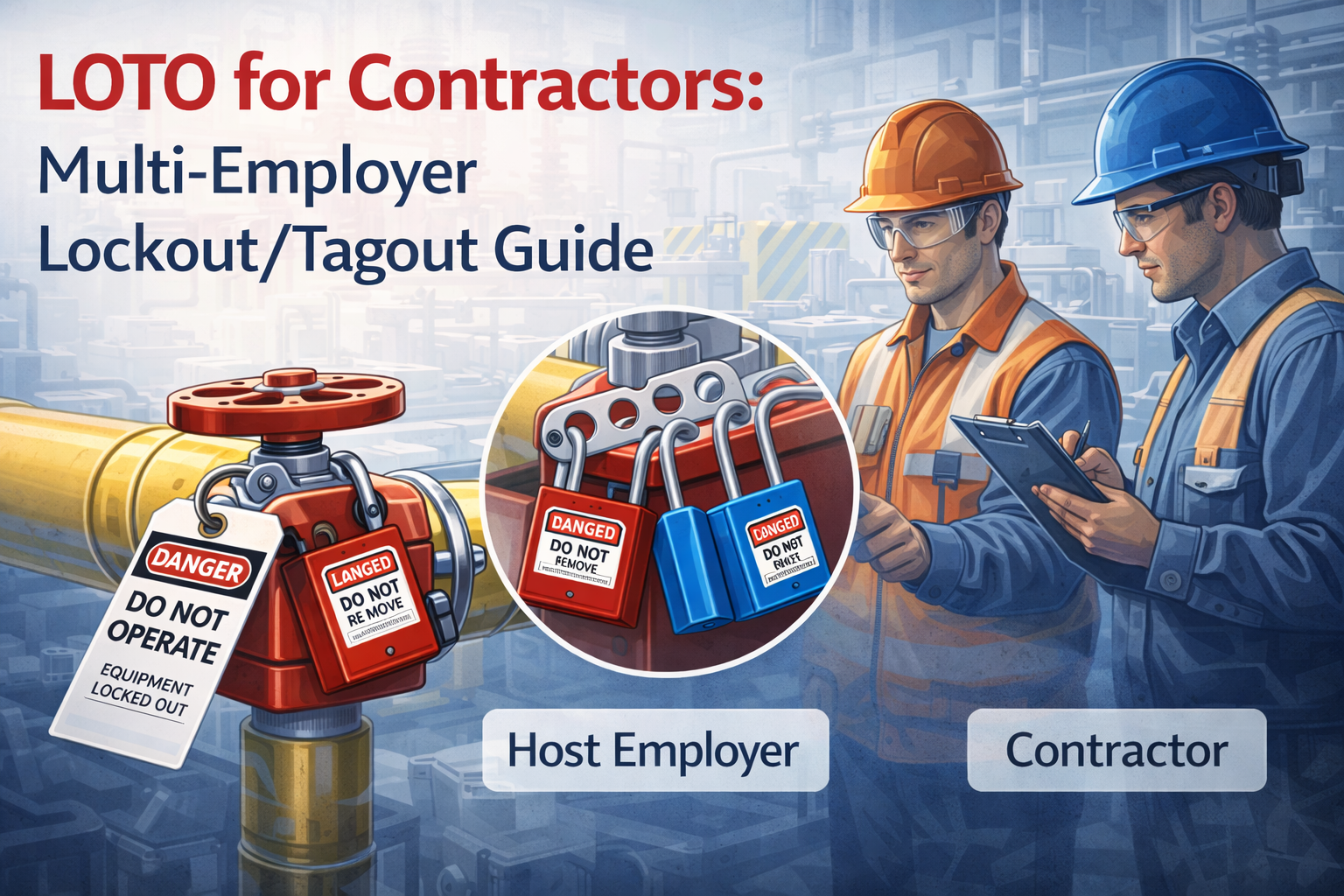 LOTO for Contractors: Multi-Employer Lockout Tagout Guide – The Lock Box