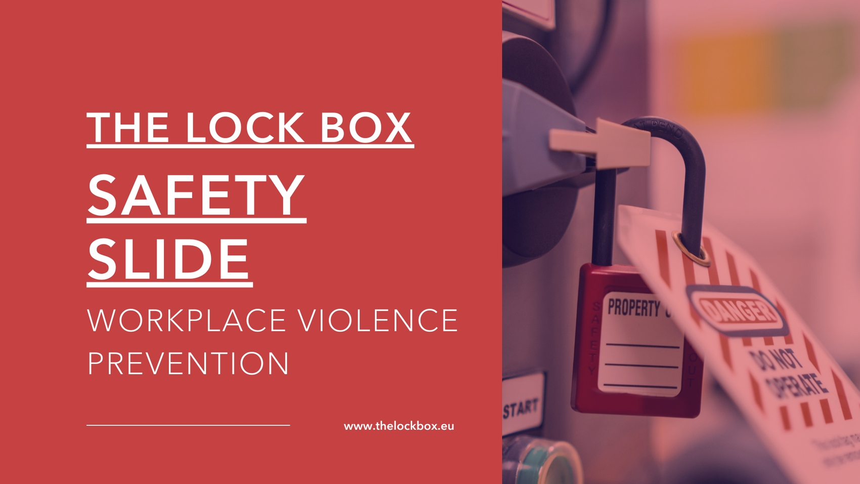 Safety Slide for Workplace Violence Prevention
