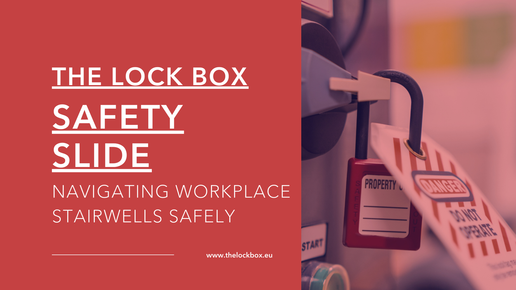 Safety Slide for Navigating Workplace Stairwells Safely