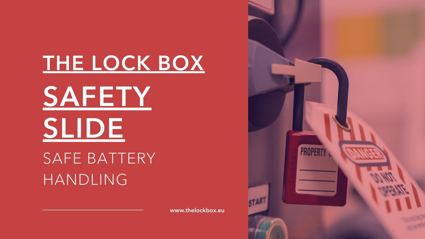 Safety Slide for Safe Battery Handling & Lithium-Ion Battery Fires