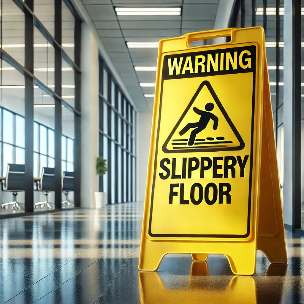 Warning Slippery Signs: Improving Safety, Preventing Accidents