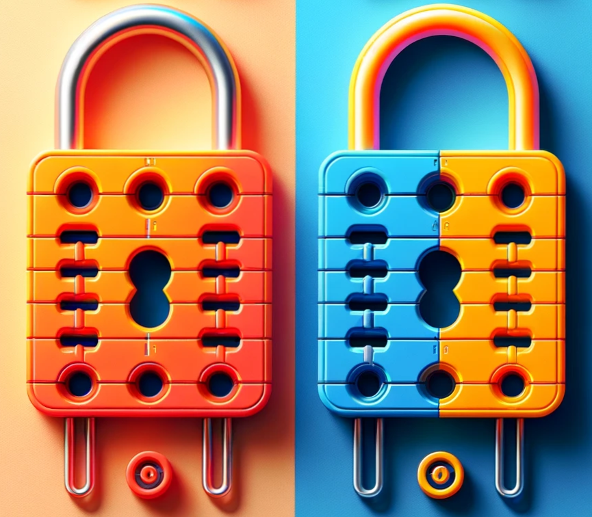 Keyed alike vs keyed different padlocks