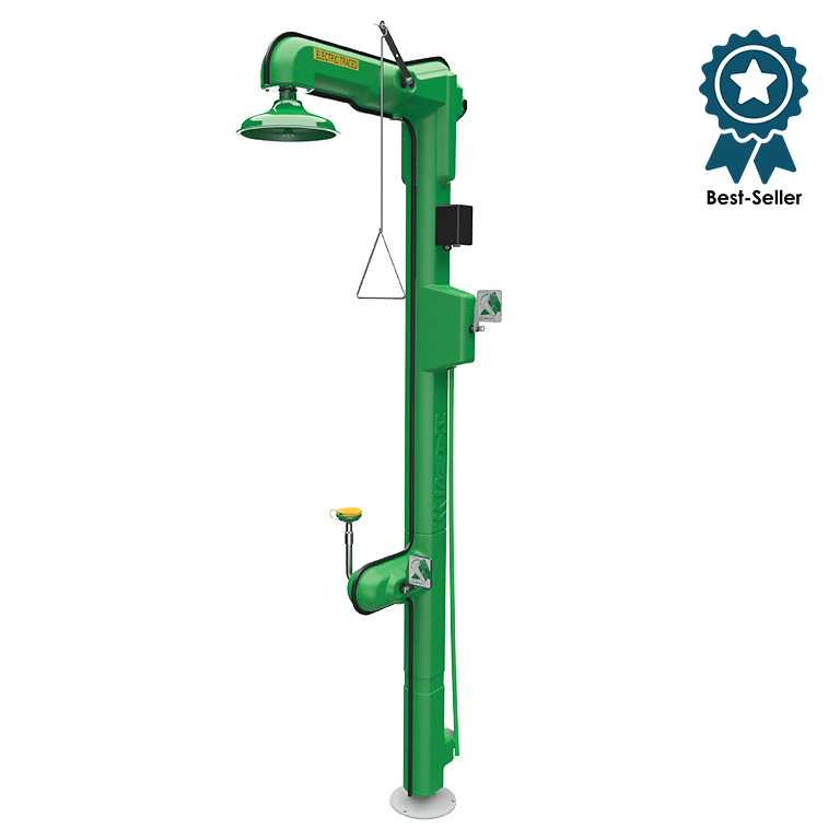 Douche de sécurité chauffée Haws® 8317CTFP AXION pour environnements extrêmes