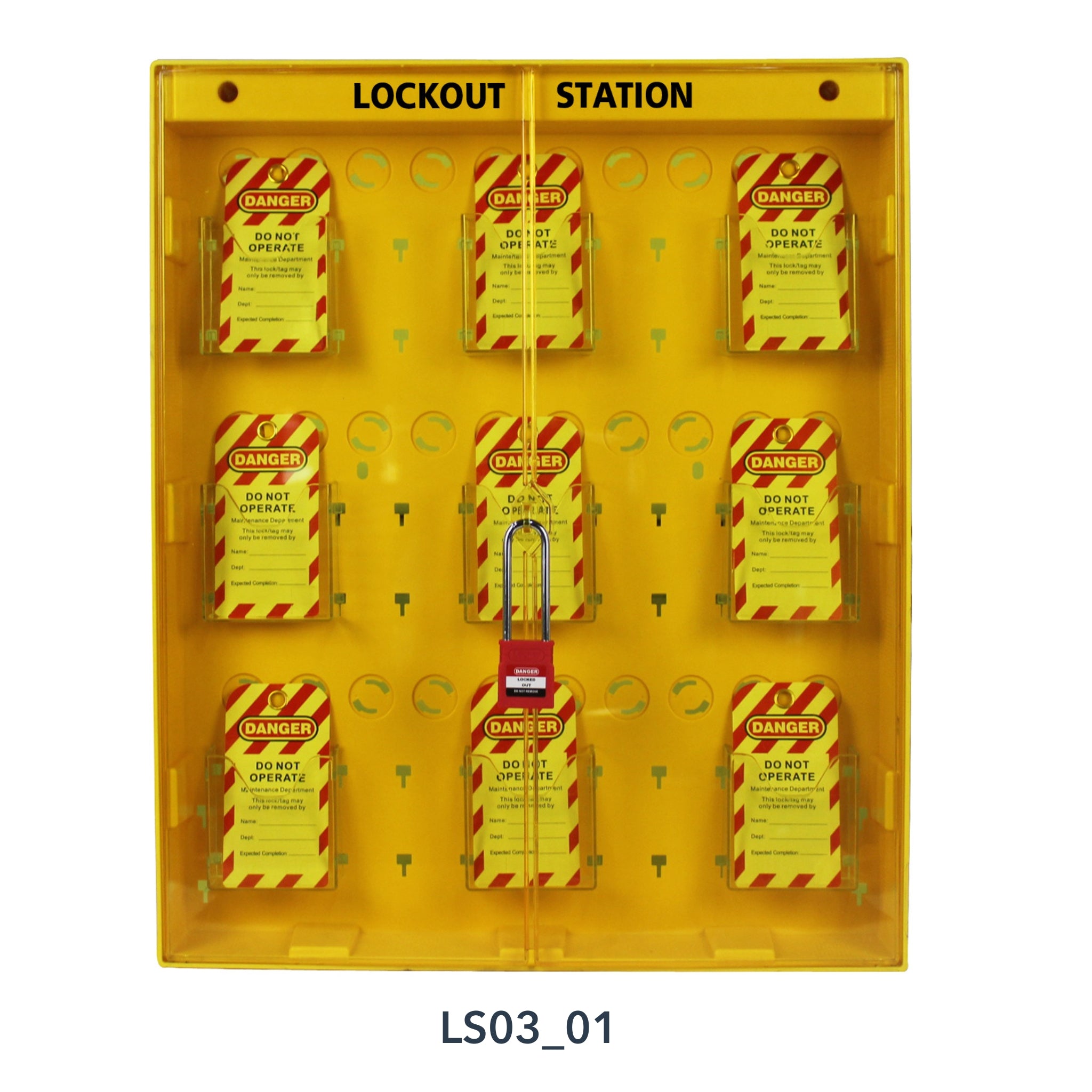 Optimize Safety with LS03 Lockout Tagout Tag Station | The Lock Box