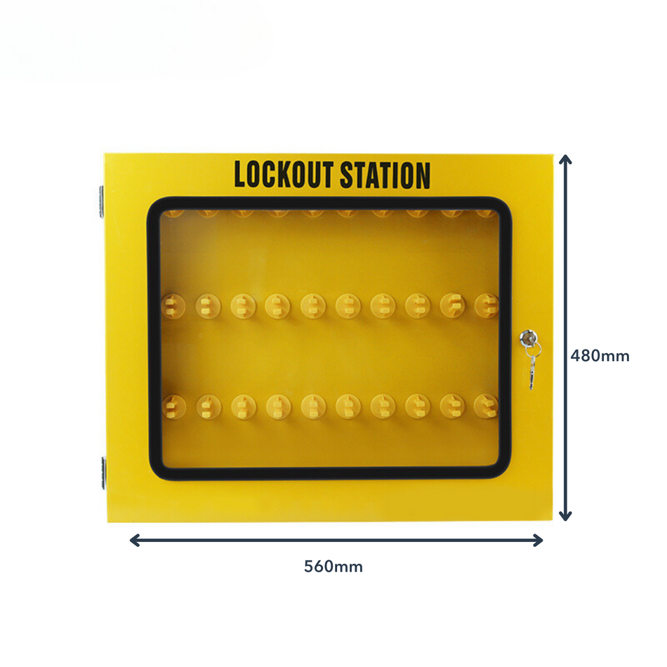 Metall-Lockout-Tagout-Station