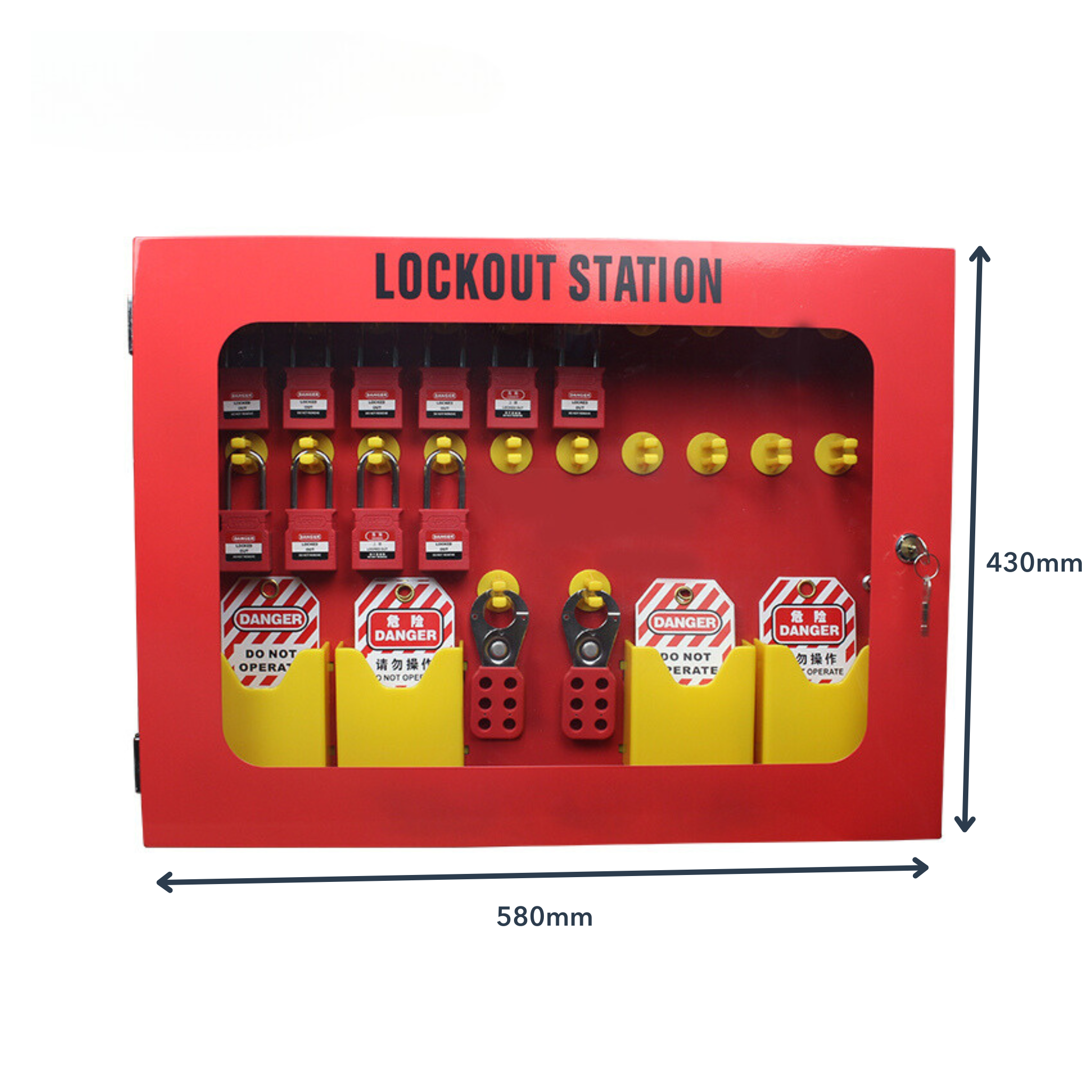 Buy Metal Padlock Lockout Tag Out Station | The Lock Box