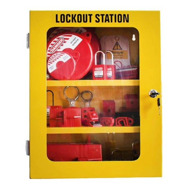 Metall Lockout-Tagout Schlösser-Station