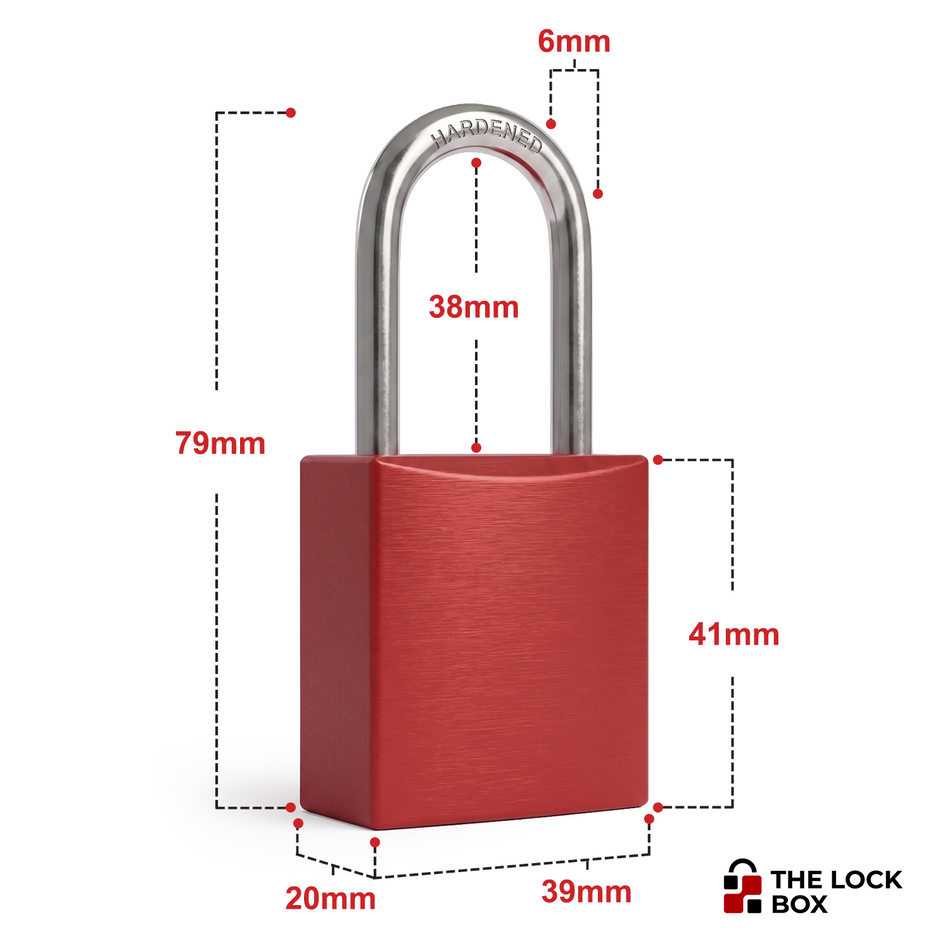 Cadenas de Consignation Aluminium 38mm