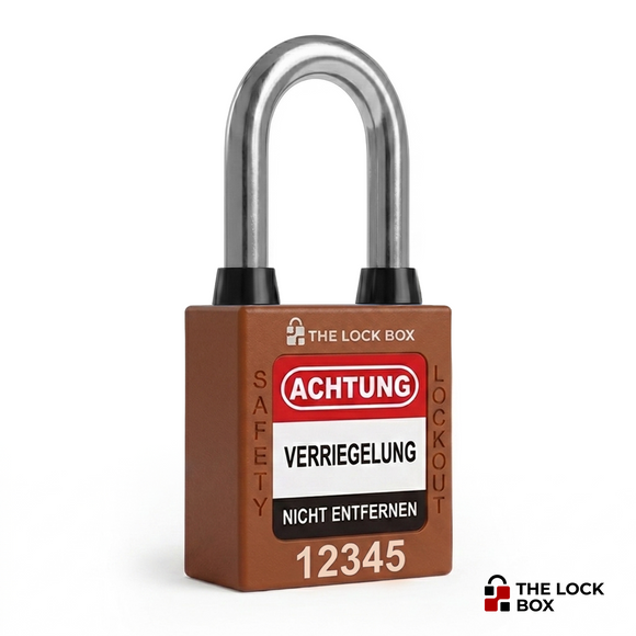 LOTO-Schloss Stahl staubdicht 38 mm - Lockout-Tagout Vorhängeschloss