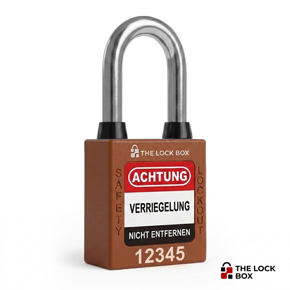 Cadenas de Consignation - Acier Anti-Poussière - 38mm