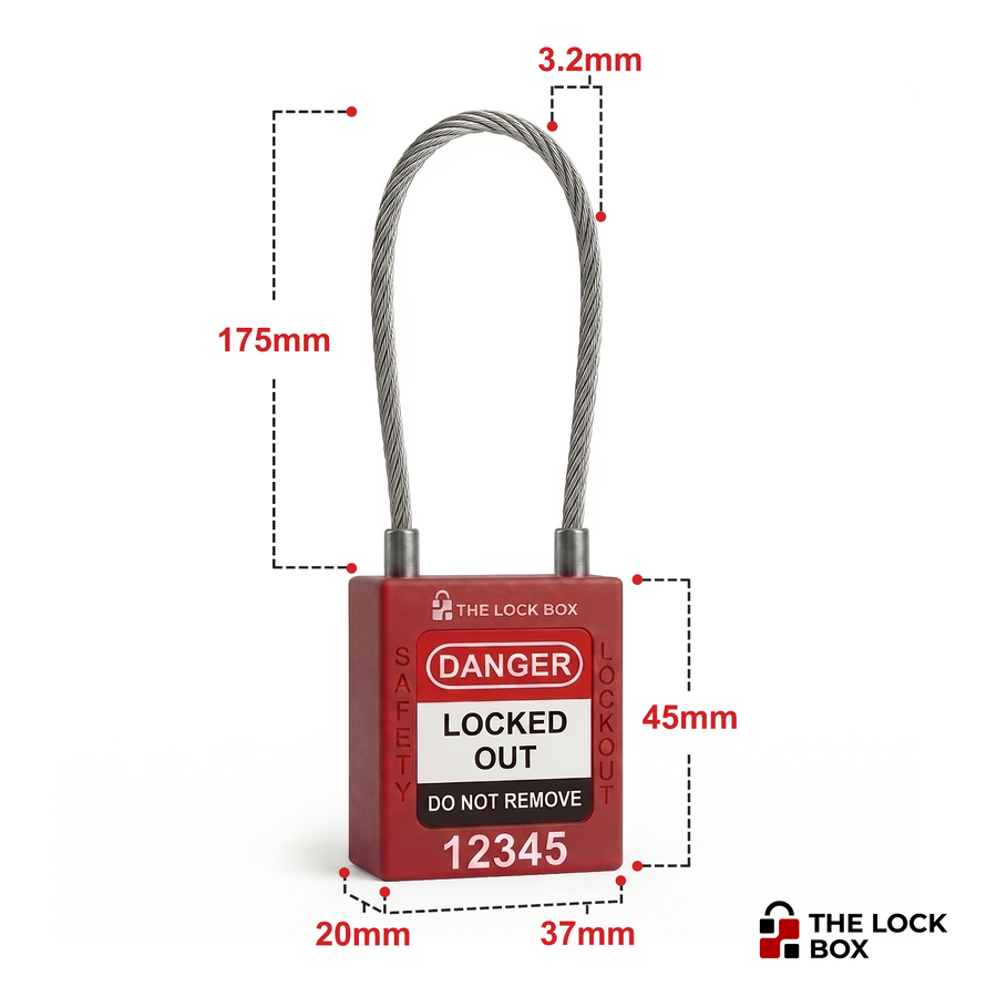 Cadenas de Consignation Fil d'Acier