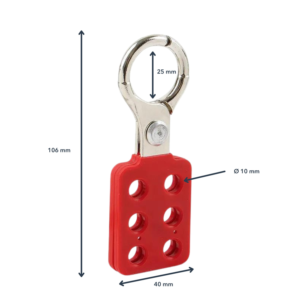Moraillon de consignation en aluminium / nylon