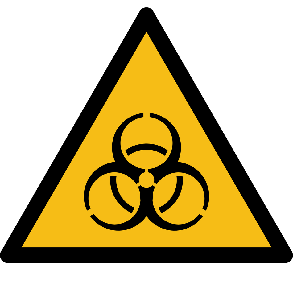 Warnschild Warnung vor biologischer Gefahr - W009 | ISO 7010