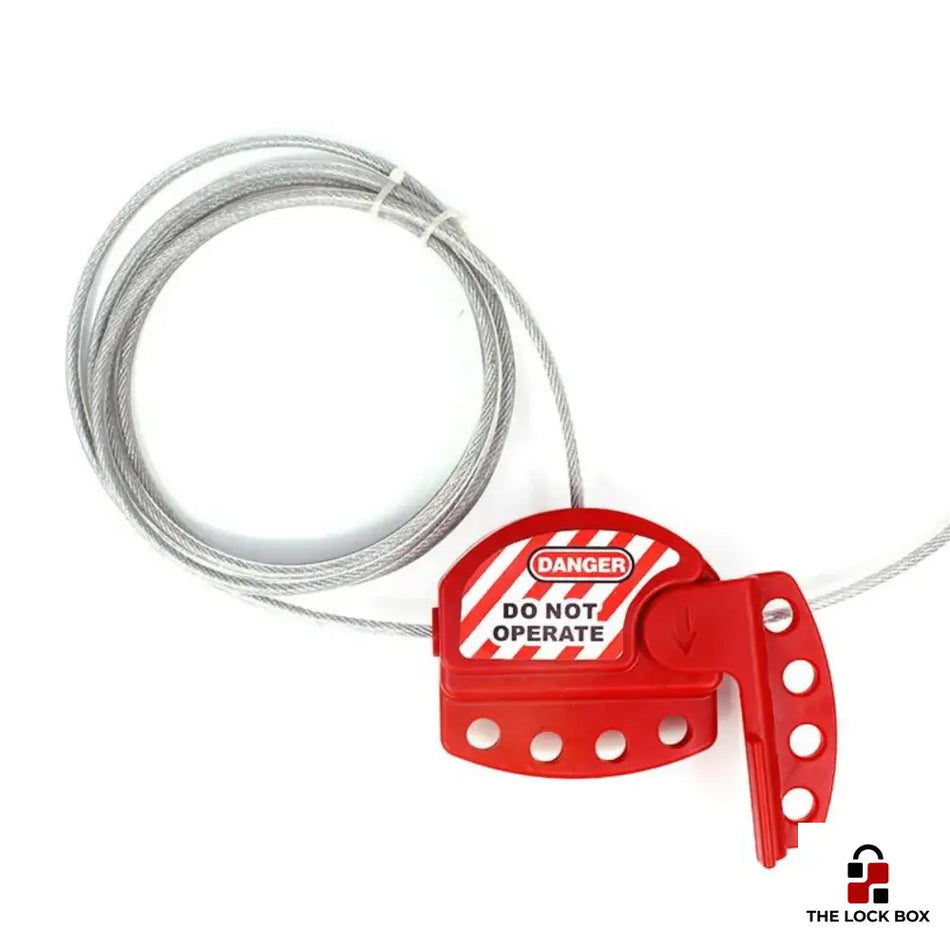 Adjustable Steel Cable - Lockout Tagout - Style 1 - The Lock Box - ASC001