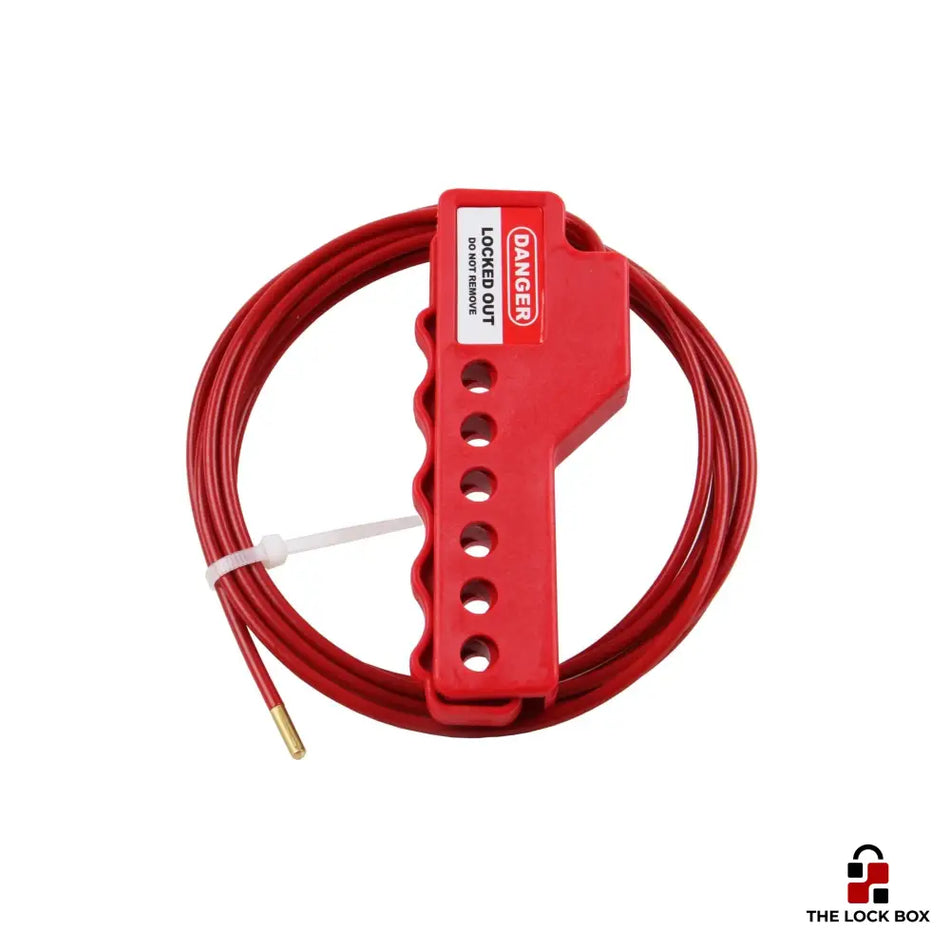 Adjustable Steel Cable - Lockout Tagout - Style 2 - The Lock Box - ASC002