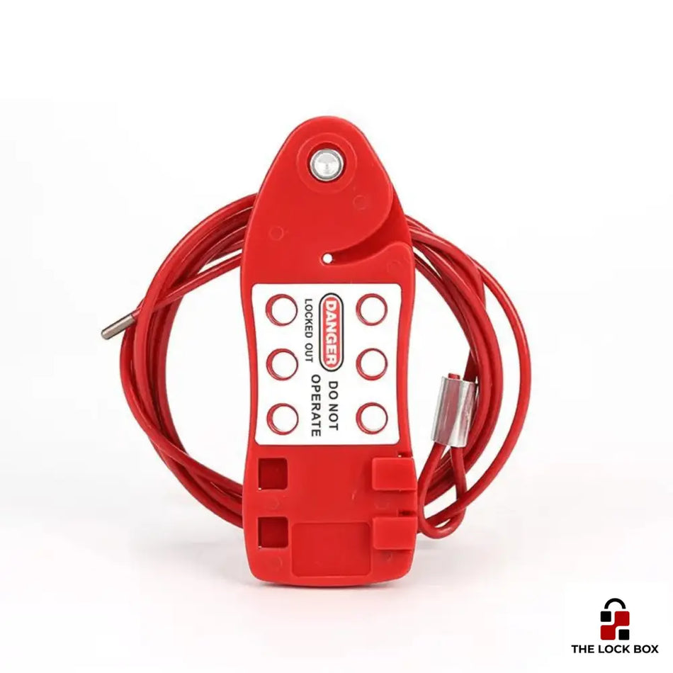 Adjustable Steel Cable - Lockout Tagout - Style 3 - The Lock Box - ASC003