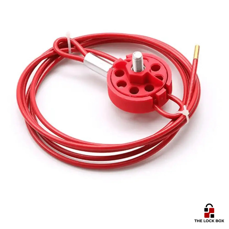 Adjustable Steel Cable - Lockout Tagout - Style 4 - The Lock Box - ASC004