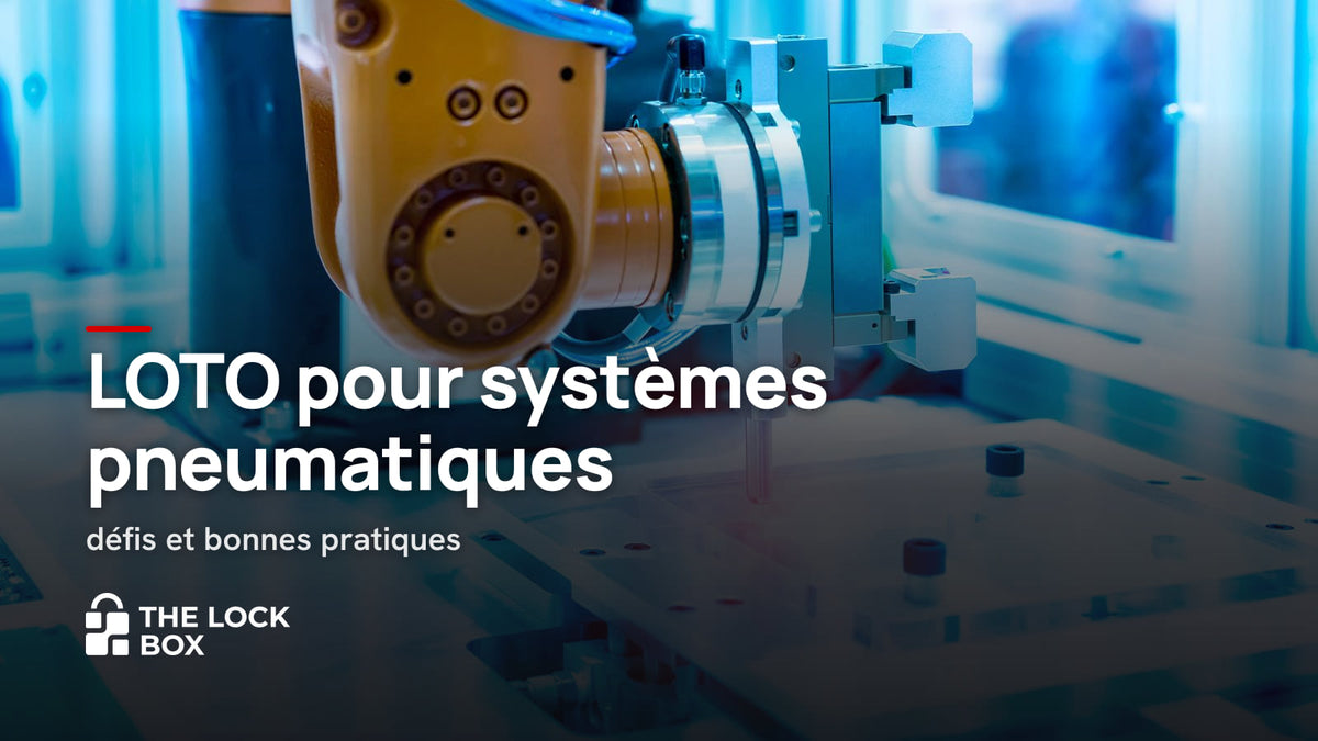 Consignation pneumatique : isoler et purger l'air comprimé