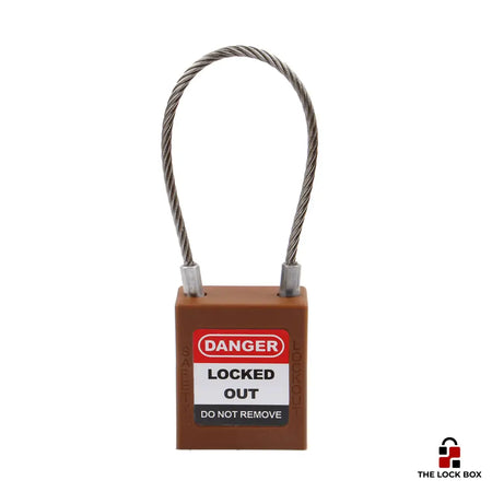 LOTO Padlock - Steel Wire - The Lock Box -