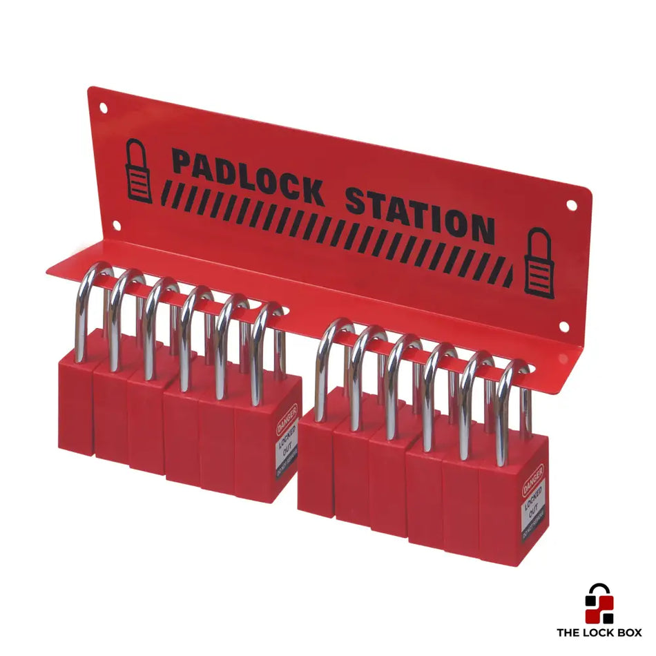 Padlock Lockout Station - The Lock Box -