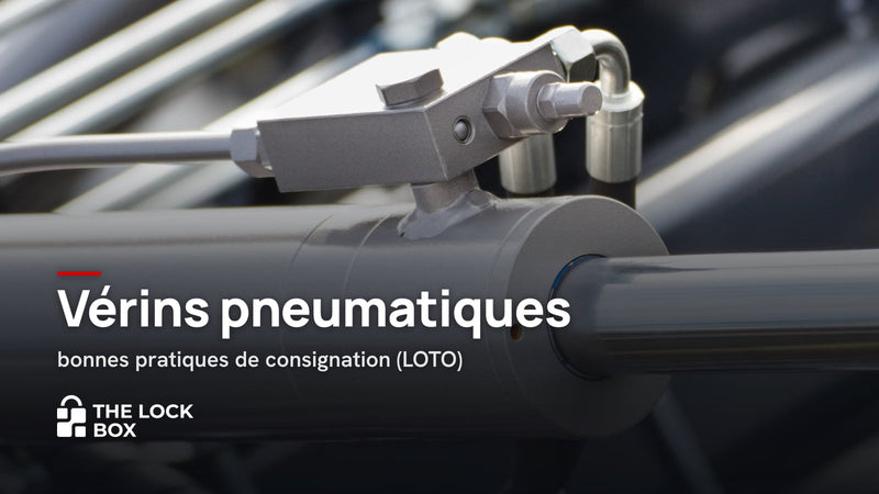 Vérins pneumatiques : bonnes pratiques de consignation (LOTO)