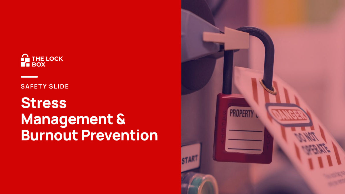 Safety Slide for Stress Management & Burnout Prevention