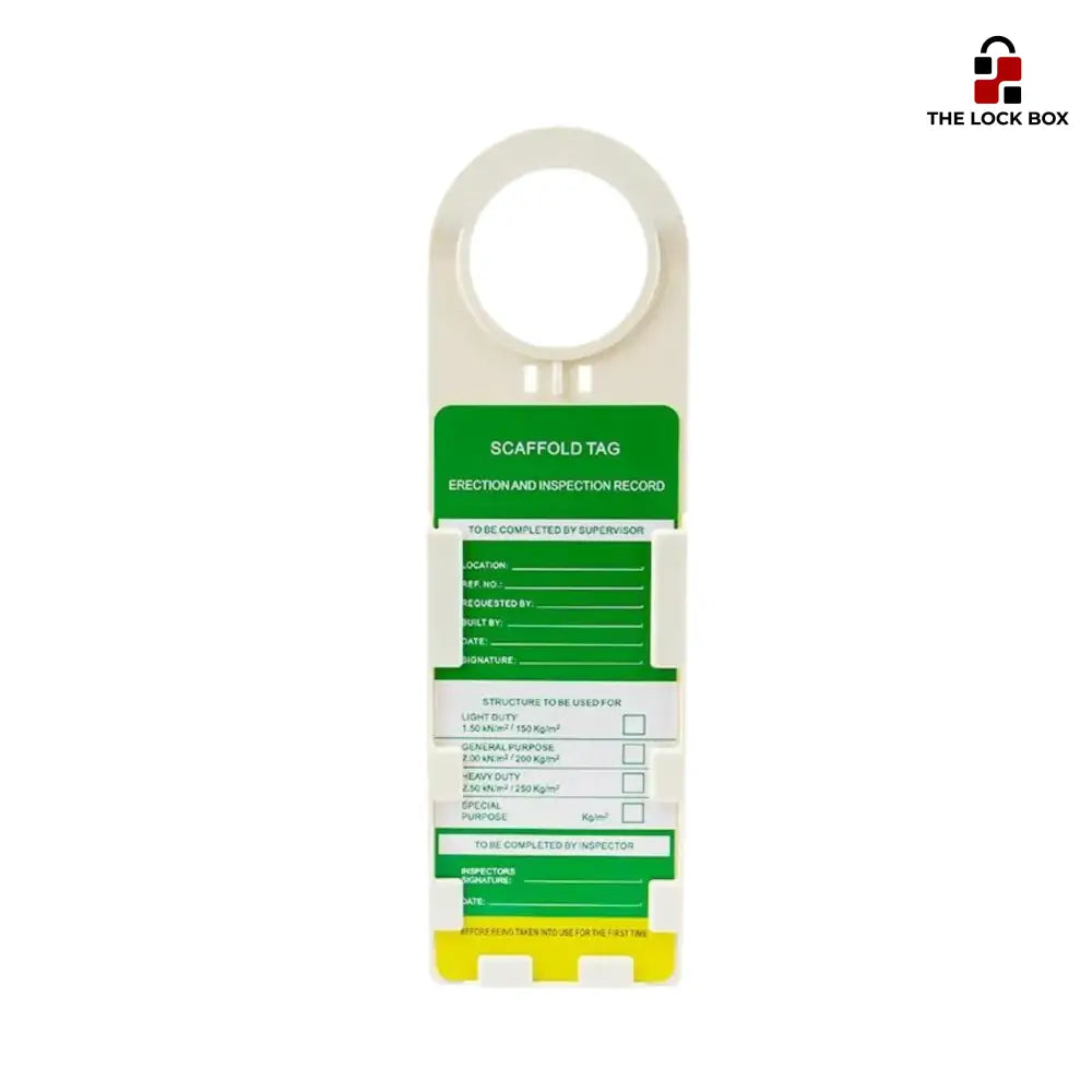 Access Inspection Tag Buy Safety Scaffold Inspection Tag - Style 2 | The Lock Box