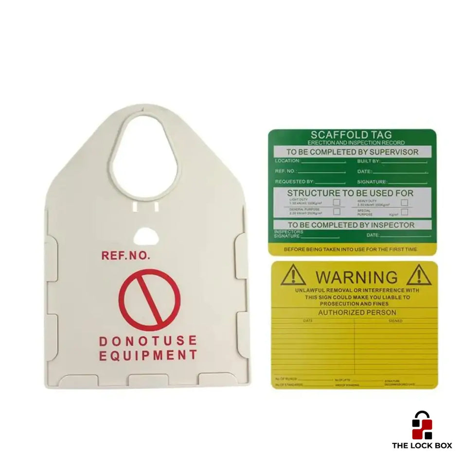 Style 3 - Scaffold Inspection Tag 10 Pack Loto Signage