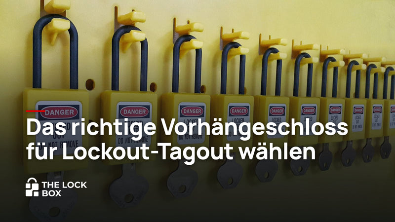 Das richtige Vorhängeschloss für Lockout-Tagout wählen