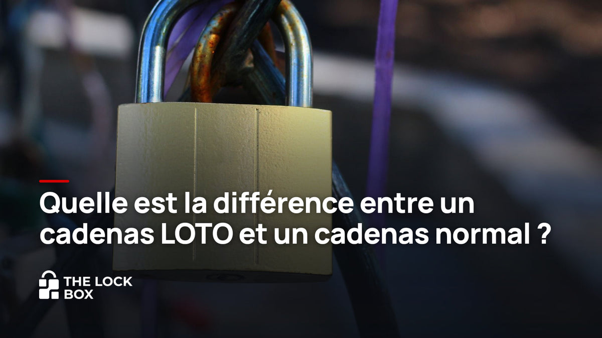 Quelle est la différence entre un cadenas LOTO et un cadenas normal ?